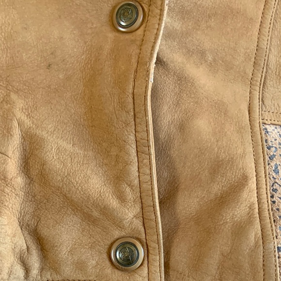 Authentic Adler Tan Suede Look Jacket Size M Since 1955 - Picture 9 of 12